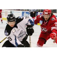 Max French of the Idaho Steelheads vs. the Allen Americans