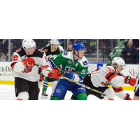 Binghamton Devils battle the Utica Comets