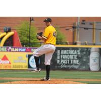 Pitcher Colten Brewer with the West Virginia Power