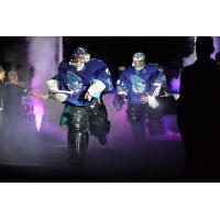 Rochester Knighthawks enter the field