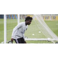 Bethlehem Steel FC winger Michee Ngalina in training