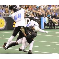 Dezmon Epps of the Arizona Rattlers vs. the Cedar Rapids Titans