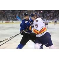 Brady Brassart of the Idaho Steelheads vs. the Colorado Eagles