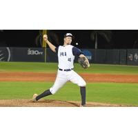 Pitcher Joey Hennessey with Palm Beach Atlantic University