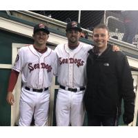 Nick Lovullo and Jordan Betts of the Portland Sea Dogs