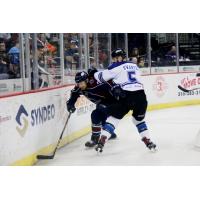 Travis Ewanyk of the Wichita Thunder in action