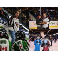 Ty Ronning of the Vancouver Giants, the Western Hockey League's Humanitarian of the Year