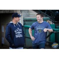 Greg Colbrunn and Mitch Hilligoss reunite at a Charleston RiverDogs game