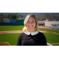 Salem Red Sox on-field host Suzie Cool