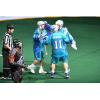 Rochester Knighthawks celebrate vs. the New England Black Wolves