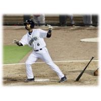 Columbia Fireflies shortstop Giovanny Alfonzo watches the ball