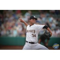 Charleston RiverDogs pitcher Alexander Vargas