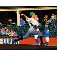 Lexington Legends pitcher Garrett Davila delivers