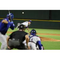 Tim Lincecum releases a pitch for the Round Rock Express