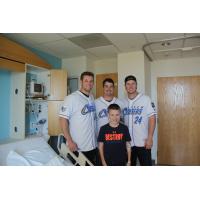 Omaha Storm Chasers visit Childrens Hospital