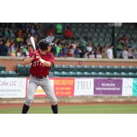 Zach Welz of the Evansville Otters waits for a pitch