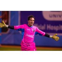 Las Vegas Lights FC goalkeeper Ricardo Ferrino