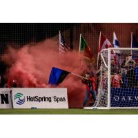 Colorado Springs Switchbacks FC goal smoke