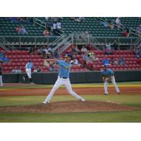 Carolina Mudcats pitcher Cam Roegner