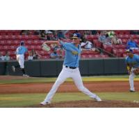 Carolina Mudcats pitcher Cam Roegner