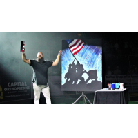 Joe Everson at Jacksonville Sharks game