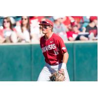 Arkansas infielder Hunter Wilson