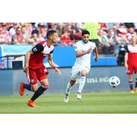 Lamar Neagle of Seattle Sounders FC plays at FC Dallas on March 18, 2018