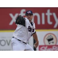 Somerset Patriots pitcher Aaron Laffey