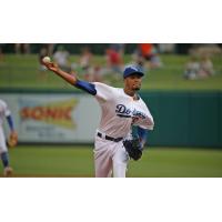 Oklahoma City Dodgers pitcher Dennis Santana