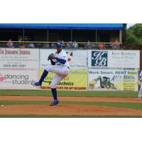 Lexington Legends pitcher Carlos Hernandez winds up
