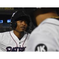Justin Trapp of the Somerset Patriots rounds the bases