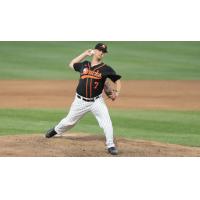 Long Island Ducks pitcher Cory Riordan