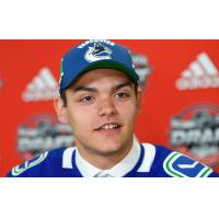 Michael DiPietro with the Windsor Spitfires