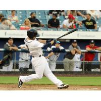 Tuffy Gosewisch of the Syracuse Chiefs doubled and homered, driving in two runs Friday night