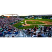 The opening night crowd at Borleske Stadium, home of the Walla Walla Sweets