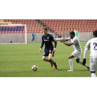 Midfielder Karsten Hanlin with Real Monarchs SLC