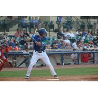 Brewer Hicklen at bat for the Lexington Legends