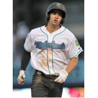 Tyler Wade in a Scranton/Wilkes-Barre Melonheads jersey