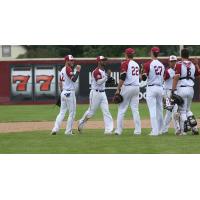 Wisconsin Rapids Rafters offer fist bumps