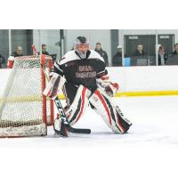 Goaltender Drew Sim with OHA Edmonton Bantam Prep