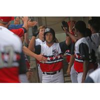 Syracuse Chiefs teammates congratulate Jacob Wilson