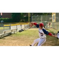 Valley Blue Sox warming up