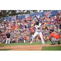 Sold out crowd watches Ricardo Sanchez of the St. Cloud Rox