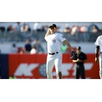 Brandon Drury of the Scranton/Wilkes-Barre RailRiders prepares to throw