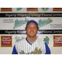 Former Waterloo Bucks outfielder Kevin Kaczmarski