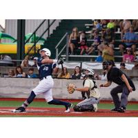 Brazos Valley Bombers batting against the Acadiana Cane Cutters