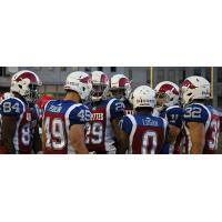 Montreal Alouettes huddle