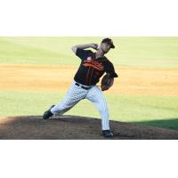 Long Island Ducks pitcher John Brownell deals