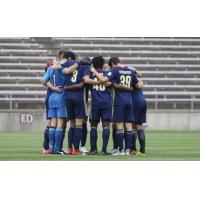 Bethlehem Steel FC huddle