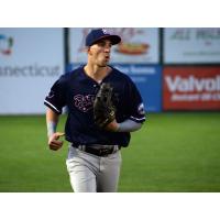 Mike Fransoso of the Somerset Patriots jogs off the field